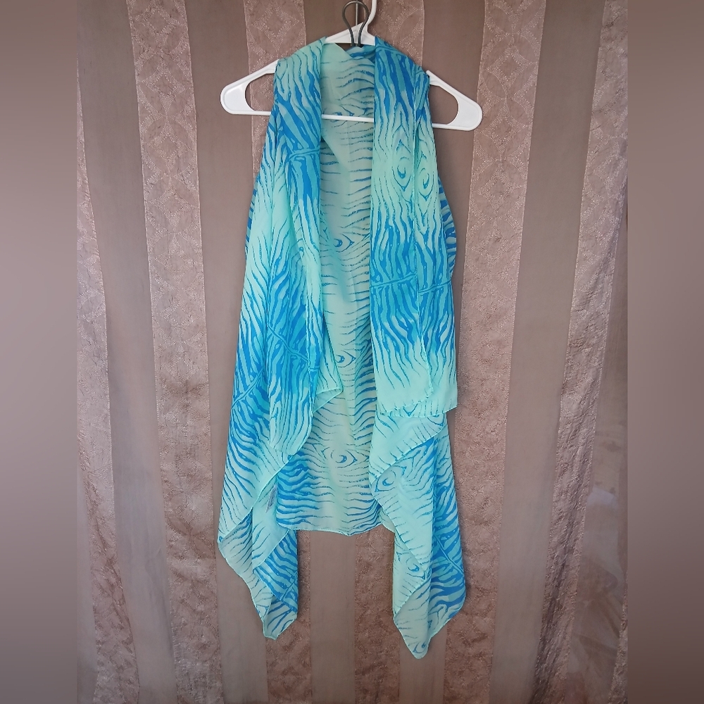 💎 Accents by Lavello Women's Top Chiffon Vest NWT #0044
